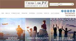 Desktop Screenshot of fayadlaw.com